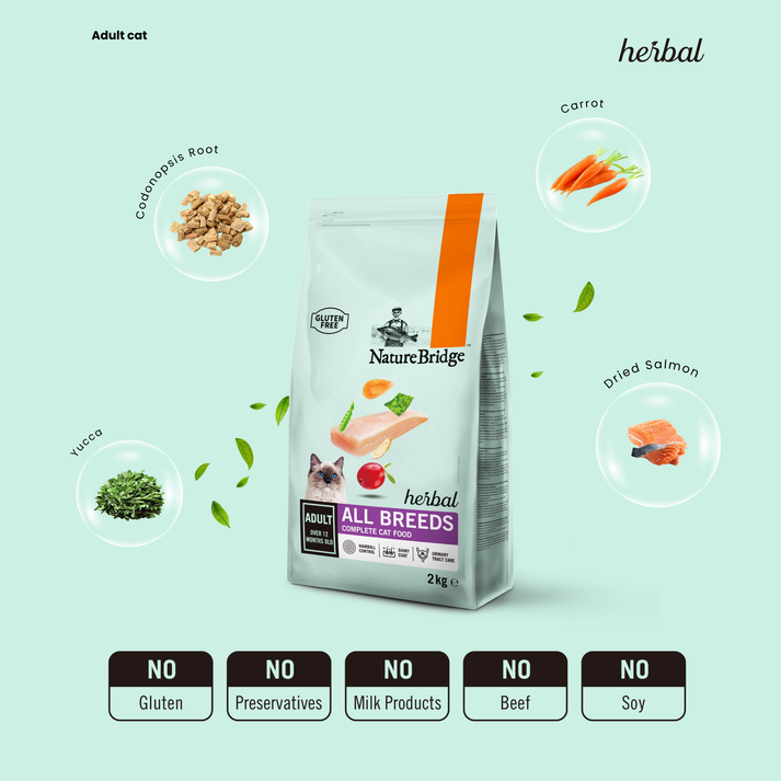 NatureBridge Herbal Complete Food for Adult Cat